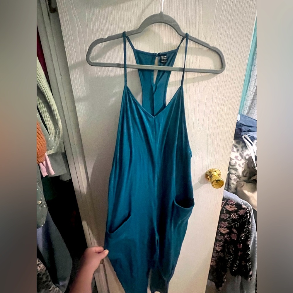 Small teal jumpsuit
